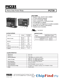 Datasheet PC739 manufacturer Picker
