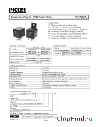 Datasheet PC792A1AC1-12C manufacturer Picker