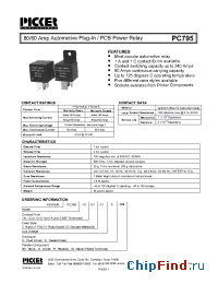 Datasheet PC795 manufacturer Picker