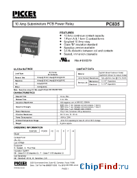 Datasheet PC835 manufacturer Picker