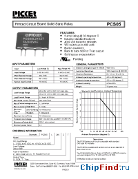 Datasheet PCS05H240ZT manufacturer Picker