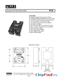Datasheet PCS260D-1 manufacturer Picker