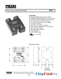 Datasheet PCT210A2-1 manufacturer Picker