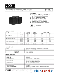 Datasheet PTRA1B-120S manufacturer Picker