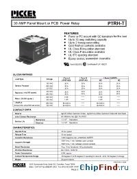 Datasheet PTRH1A-12CFT3 manufacturer Picker