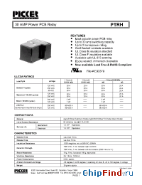 Datasheet PTRH1A12FT manufacturer Picker