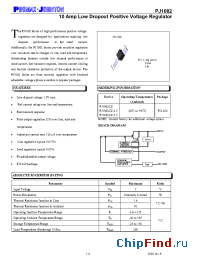 Datasheet PJ1082 manufacturer Promax-Johnton