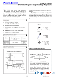 Datasheet PJ79L05 manufacturer Promax-Johnton