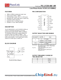 Datasheet P520-88OC manufacturer PhaseLink