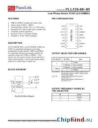 Datasheet P520-89OC manufacturer PhaseLink