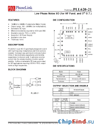 Datasheet P620-21DC производства PhaseLink