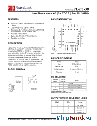 Datasheet PL623-38 manufacturer PhaseLink