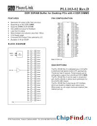 Datasheet PLL103-02XI manufacturer PhaseLink
