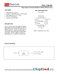 Datasheet PLL130-05QC manufacturer PhaseLink