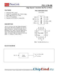 Datasheet PLL130-08QC-R manufacturer PhaseLink