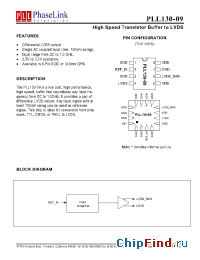Datasheet PLL130-09SC-R manufacturer PhaseLink