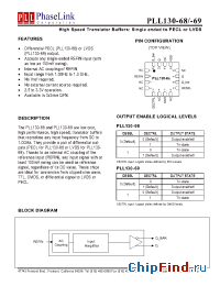 Datasheet PLL130-68 manufacturer PhaseLink