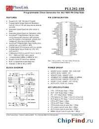 Datasheet PLL202-108 manufacturer PhaseLink