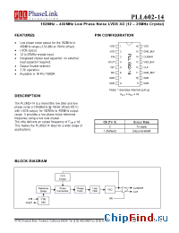 Datasheet PLL602-14 manufacturer PhaseLink