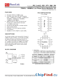 Datasheet PLL602-38 manufacturer PhaseLink