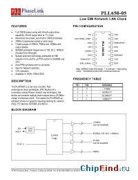 Datasheet PLL650-05 manufacturer PhaseLink
