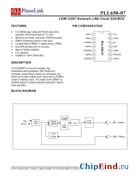 Datasheet PLL650-07SC manufacturer PhaseLink