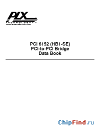 Datasheet PCI6152-CC33BC manufacturer PLX