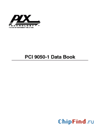 Datasheet PCI9050 manufacturer PLX