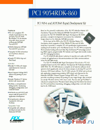 Datasheet PCI9054RDK-860 manufacturer PLX