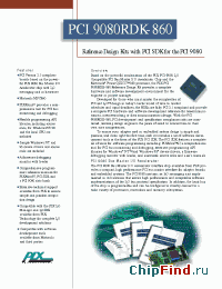Datasheet PCI9080RDK-860 manufacturer PLX