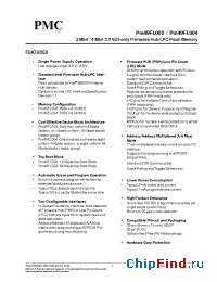 Datasheet PM49FL004T-33JCE manufacturer PMC-Sierra