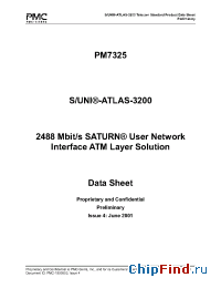 Datasheet PM7325 manufacturer PMC-Sierra