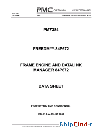 Datasheet PM7384-BI manufacturer PMC-Sierra