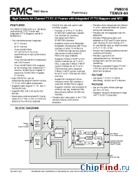 Datasheet PM8316 manufacturer PMC-Sierra