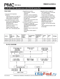 Datasheet RM5261A manufacturer PMC-Sierra