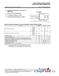 Datasheet BD540C manufacturer Power Innovations