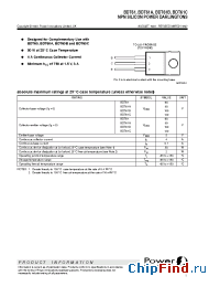 Datasheet BDT61C manufacturer Power Innovations