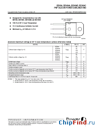 Datasheet BDV64A manufacturer Power Innovations