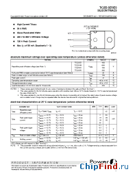 Datasheet TIC253M manufacturer Power Innovations