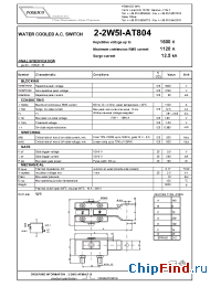 Datasheet 2-2W5I-AT804S16 manufacturer Power Semiconductors