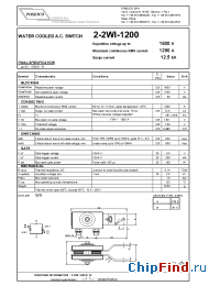 Datasheet 2-2WI-1200 manufacturer Power Semiconductors