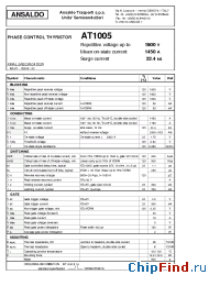 Datasheet AT1005S18 manufacturer Power Semiconductors