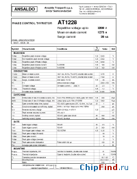 Datasheet AT1228 manufacturer Power Semiconductors