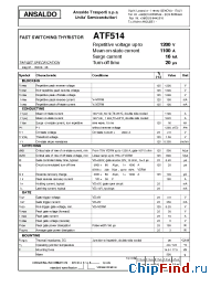 Datasheet ATF514 manufacturer Power Semiconductors