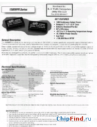 Datasheet 1505D48WFR manufacturer Power-One