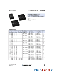 Datasheet 24IMP12-051212-7 manufacturer Power-One