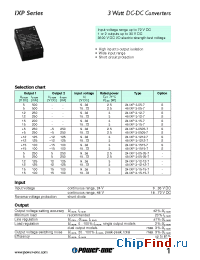 Datasheet 24IXP3-12-12-7 manufacturer Power-One