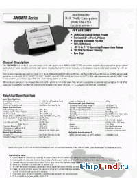 Datasheet 3005/15T12WFR manufacturer Power-One