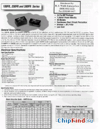 Datasheet 315D24FR manufacturer Power-One