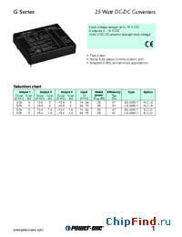 Datasheet BG3020-7 manufacturer Power-One